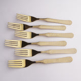 Chef Stainless Steel 28 Pcs PVD Coating Gold Plated Cutlery Gift Box Set - Versace Design
