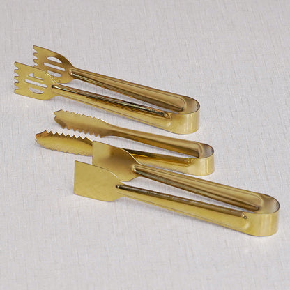 Small Serving Tongs-Golden PVD Coated