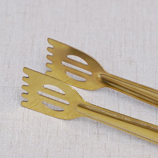 Small Serving Tongs-Golden PVD Coated