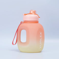 Portable Gradient Color Sports Water Bottle with Handle